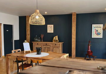 Photographie de la salle de dégustation et boutique du château